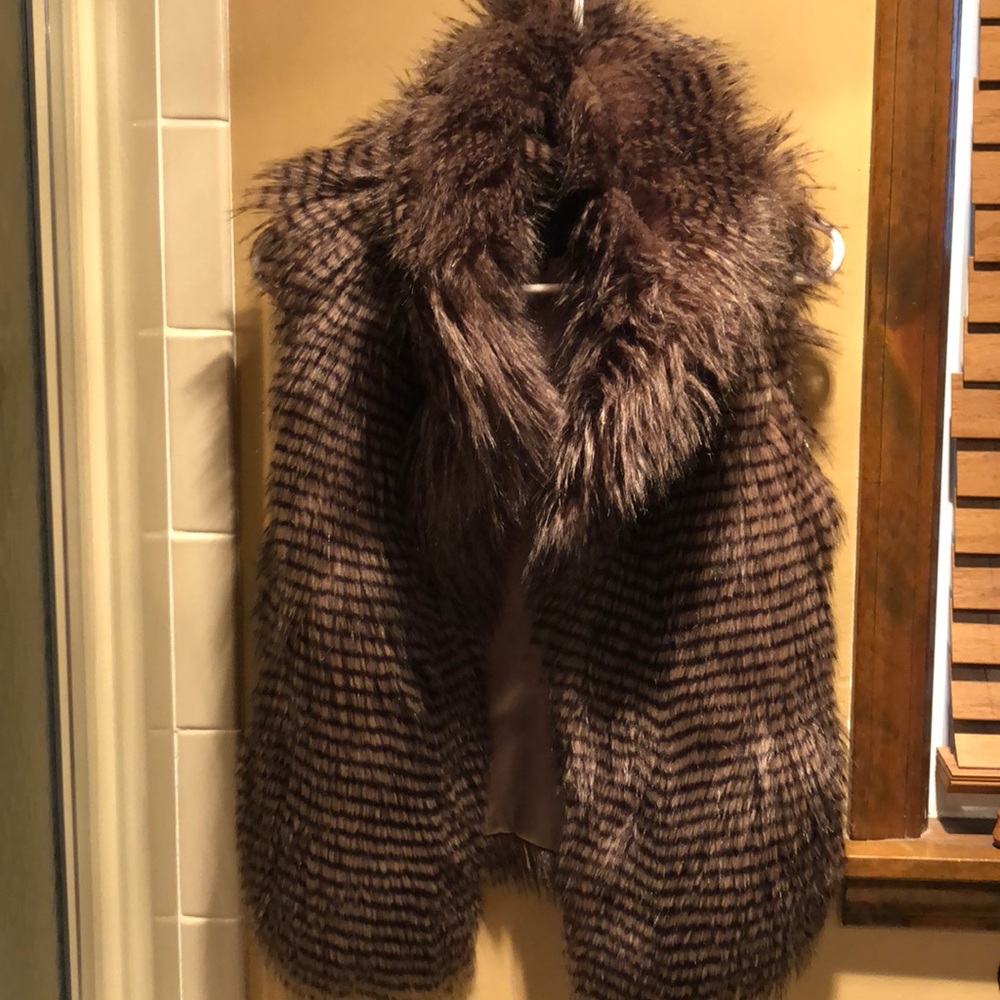 Jack Faux Fur Vest- NWOT